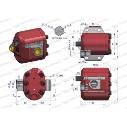 Hydraulic pump Ursus C360 Warynski 46546310