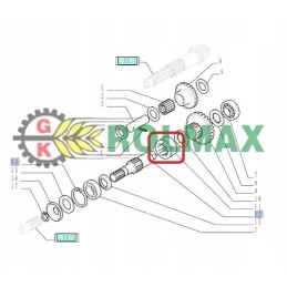 New Holland Case power take-off connector bush