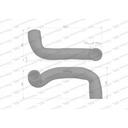 Lower radiator hose 81805638 Warynski