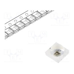 2 pcs x REFOND - RE30AX-IRX-FS - IR transmitter, 830÷850nm, transparent, P opt: 224÷450mW, 120°
