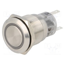 1 pcs x ONPOW - LAS1-AGQ-11ZE/W/12V/S - Switch: vandal resistant, Pos: 2, SPDT, 0.5A/220VAC, 1A/24VDC, IP67