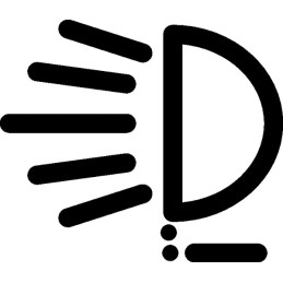 Headlamp symbol