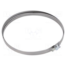 1 pcs x MPC INDUSTRIES - EF2650 -AS - Worm gear clamp, W: 9mm, Clamping: 25÷650mm, EF, W2, DIN 3017