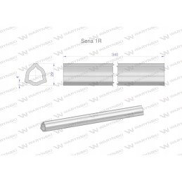Inner pipe, series 1r, for 460 shaft, articulated