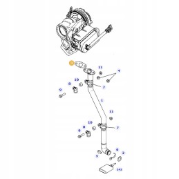 Turbine gasket fendt f934201090220 replacement