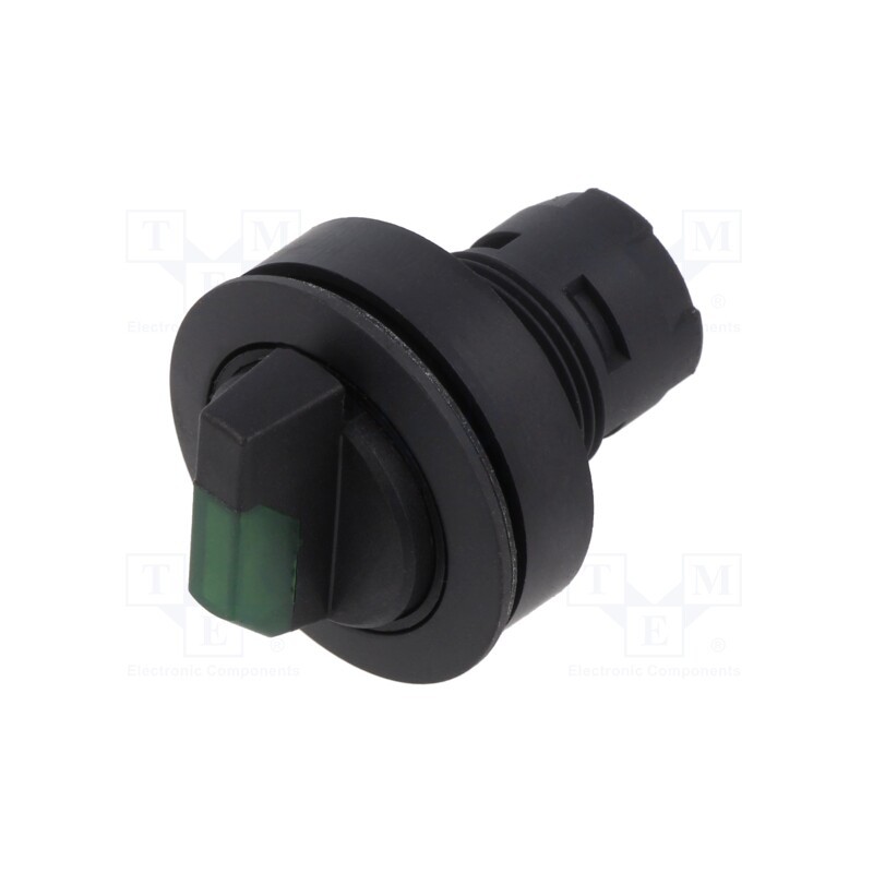1 pcs x SCHLEGEL - RRJWBLSW_GN - Switch: rotary, 22mm, Stabl.pos: 3, depending on the holder, IP65