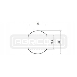 Lower lever ball BK 44x22x35 cat1 1w hydrolider