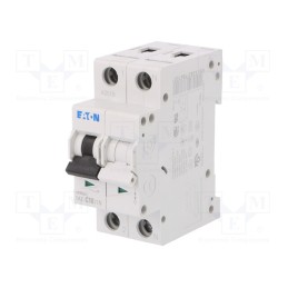 1 pcs x EATON ELECTRIC - FAZ-C10/1N - Circuit breaker, 230/400VAC, Inom: 10A, Poles: 1+N, Charact: C, 15kA