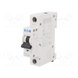 1 pcs x EATON ELECTRIC - FAZ-C10/1 - Circuit breaker, 230/400VAC, Inom: 10A, Poles: 1, Charact: C, 15kA