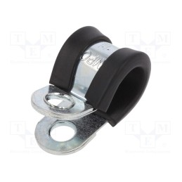 1 pcs x MPC INDUSTRIES - LKD11115 - Fixing clamp, ØBundle : 11mm, W: 15mm, steel, Cover material: EPDM