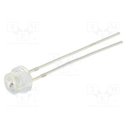 2 pcs x OPTOSUPPLY - OSR7CA56A1A - LED, 4.8mm, red, 1120÷1560mcd, 100°, convex, No.of term: 2