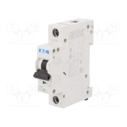 1 pcs x EATON ELECTRIC - FAZ-B6/1 - Circuit breaker, 230/400VAC, Inom: 6A, Poles: 1, Charact: B, 15kA