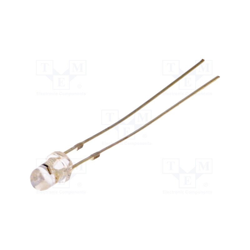 2 pcs x OPTOSUPPLY - OST1MA3131A - LED, 3mm, RGB, blinking,tricolour, 30°, 3.8÷5V, 20mA, Front: convex