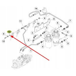6005013291 fuel pipe seal