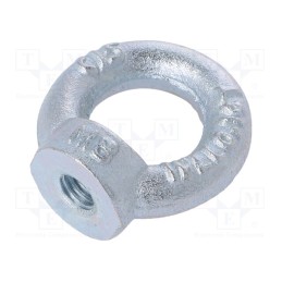 1 pcs x DROMET - NZU.8 - Lifting eye nut, eye, M8, steel, Plating: zinc, DIN 582, 20mm