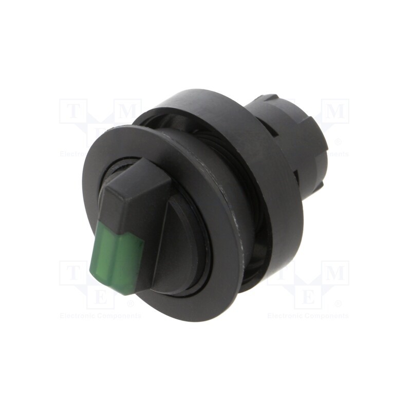 1 pcs x SCHLEGEL - RRJWALSW_GN - Switch: rotary, 22mm, Stabl.pos: 2, depending on the holder, IP65