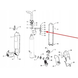 P5s22201111 exhaust pipe mounting