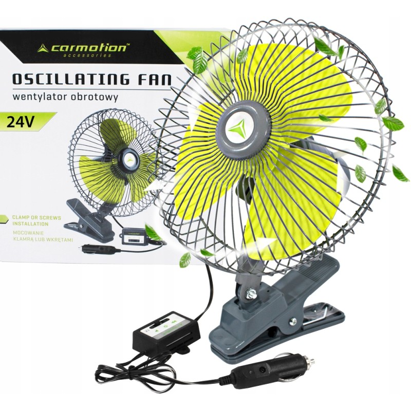 Large fan, 24v rotating car fan