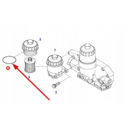 F716201060080 fuel filter o-ring