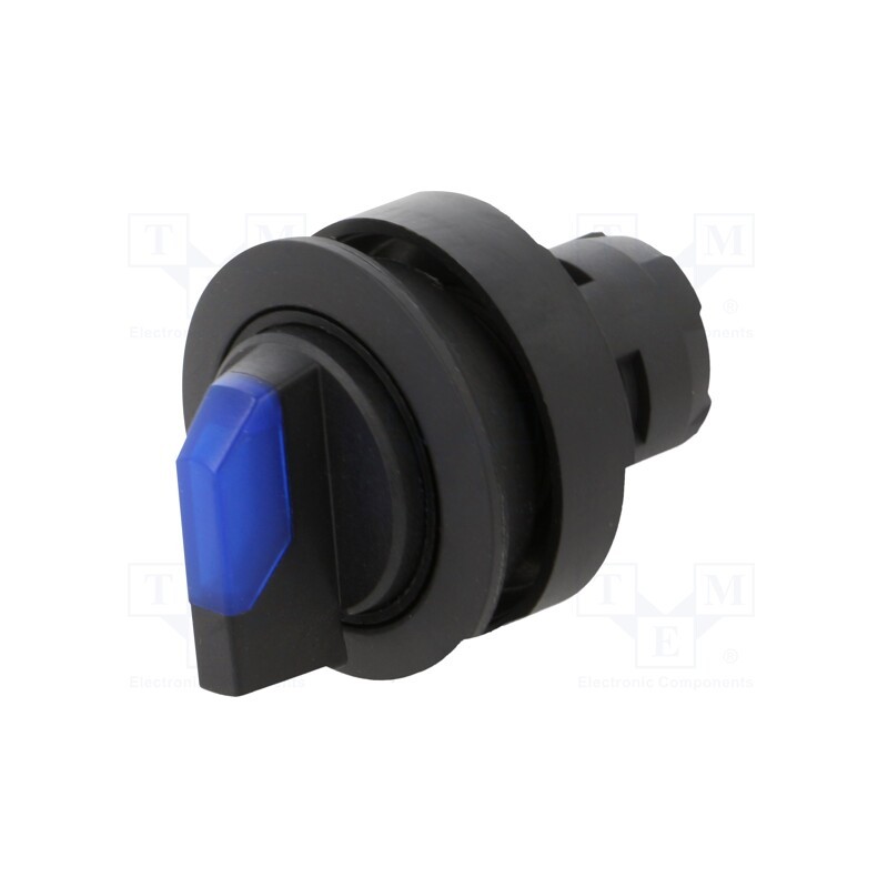1 pcs x SCHLEGEL - RRJWALSW_BL - Switch: rotary, 22mm, Stabl.pos: 2, depending on the holder, IP65