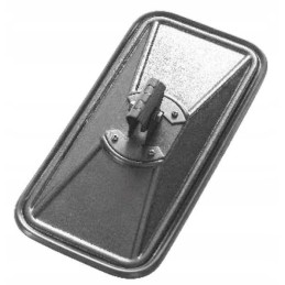 Universal mirror, metal and plastic mounting