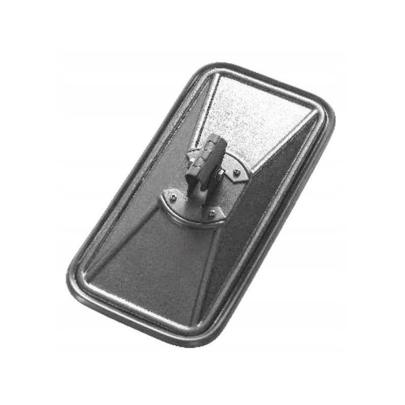 Universal mirror, metal and plastic mounting