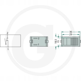 Cobo tilt switch for work lights