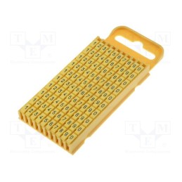 100 pcs x HELLERMANNTYTON - 561-03101 - Markers, Marking: 0, 1, 2, 3, 4, 5, 6, 7, 8, 9, 4.3÷5.3mm, WIC