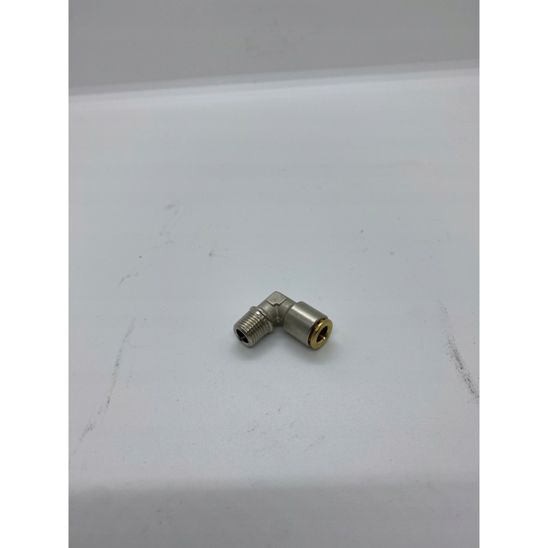 Central lubrication connector, angular, m10x1 pushin
