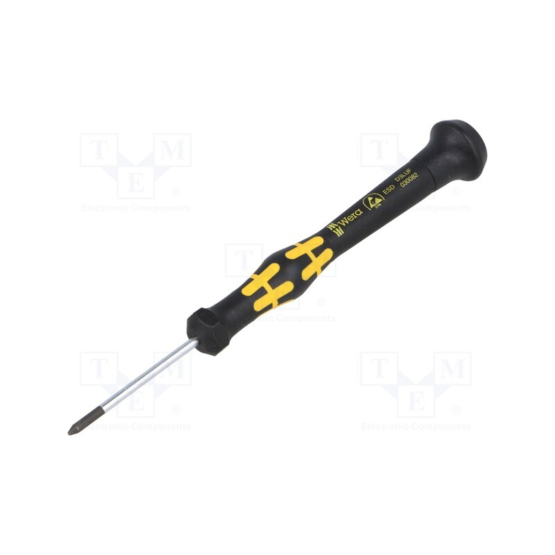 1 pcs x WERA - 5030082001 - Screwdriver, Microstix®, precision, F, ESD, Blade length: 40mm
