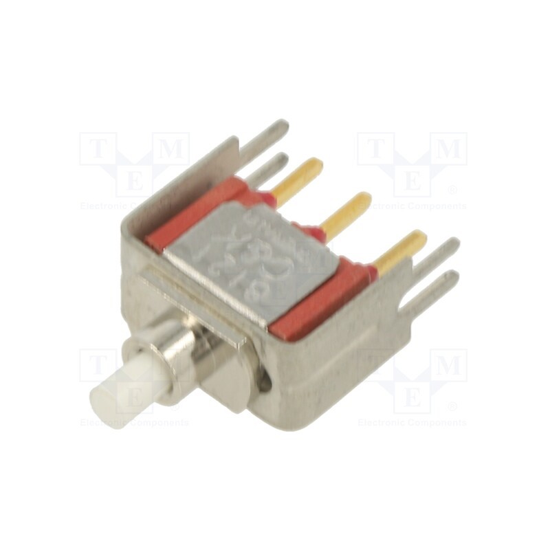 1 pcs x C&K - 8121SD3V3GE - Switch: push-button, Pos: 2, SPDT, 1A/120VAC, 1A/28VDC, ON-(ON)