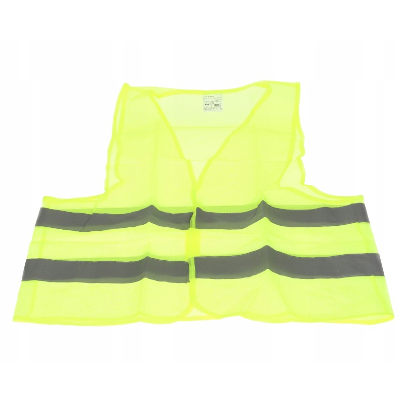 Yellow warning vest