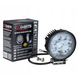 Round LED work lamp 27w, field searchlight