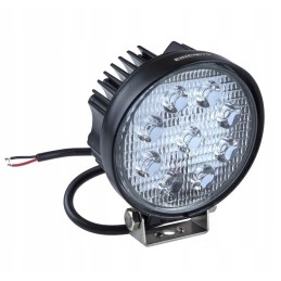 Round LED work lamp 27w, field searchlight