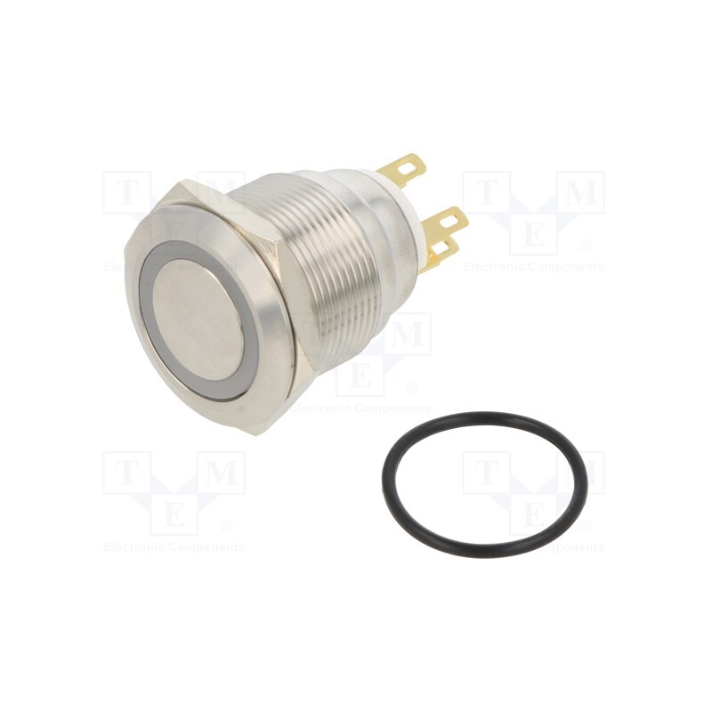 1 pcs x ONPOW - LAS1GQ22-11E/B/24V/S - Switch: vandal resistant, Pos: 2, SPDT, 3A/220VAC, 5A/24VDC, IP65