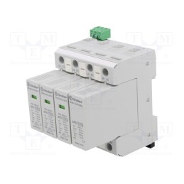 1 pcs x FINDER - 7P.04.8.275.1012 - Surge arrestor, Type 1+2, Poles: 3+NPE, 50kA, -40÷80°C, IP20
