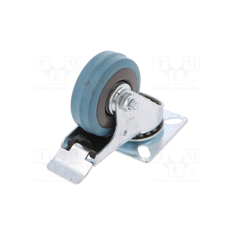 1 pcs x RADER - CKPA-PG 50S-HC - Transport wheel, Ø: 50mm, W: 17mm, H: 69mm, torsional with lock