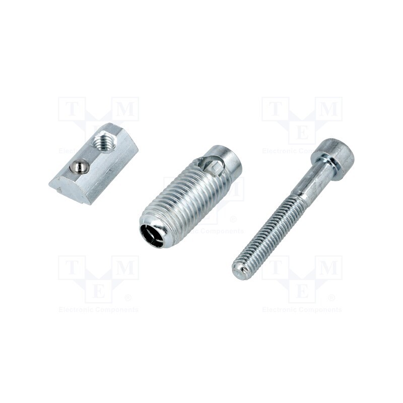 1 pcs x FATH - 099G081 - Mounting screw, for profiles, Width of the groove: 8mm, steel