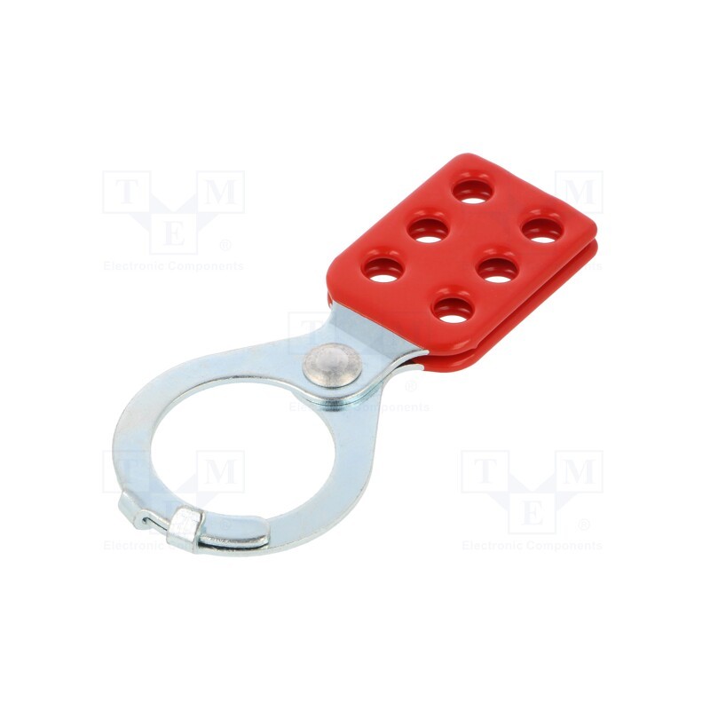 1 pcs x PANDUIT - PSL-1.5 - Lock off hasp, possibility to put 6 padlocks, L: 131.3mm, steel