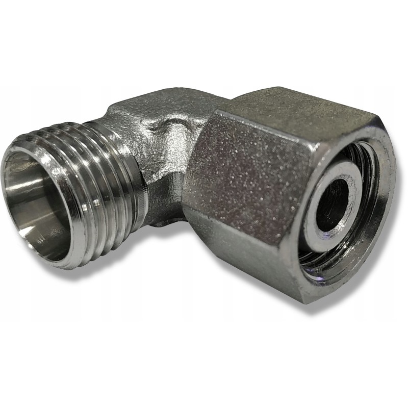 Elbow connector with nut 22 22 ab 90 adjustable