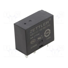 1 pcs x ZETTLER - AZEV132-1AE1BG-24D - Relay: electromagnetic power, SPST-NO + SPST-NC, Ucoil: 24VDC