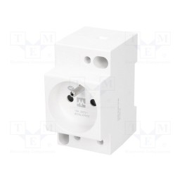 1 pcs x MURR ELEKTRONIK - 67910 - E-type socket, for DIN rail mounting, Input: L+N+PE