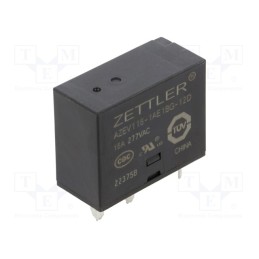 1 pcs x ZETTLER - AZEV116-1AE1BG-12D - Relay: electromagnetic power, SPST-NO + SPST-NC, Ucoil: 12VDC