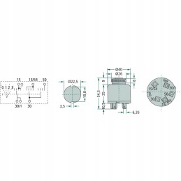 Same Massey Ferguson 4-position ignition switch