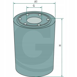 Fuel filter massey ferguson fleetguard 3282454m91