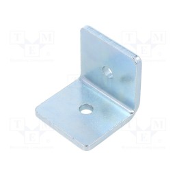 1 pcs x ELESA+GANTER - GN 967-45-45-L-2-ZB - Angle bracket, for profiles, W: 45mm, H: 45mm, L: 45mm, steel, steel