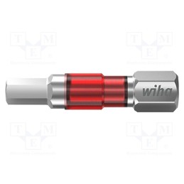 1 set x WIHA - 42105 - Screwdriver bit, hex key, HEX 4mm, Overall len: 29mm, 5pcs, TY