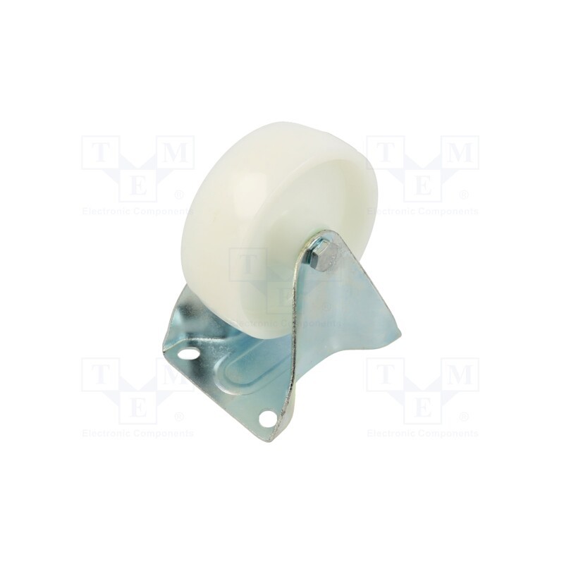 1 pcs x RADER - TPE-POB 100S - Transport wheel, Ø: 100mm, W: 35mm, H: 128mm, rigid, 150kg, polyamide