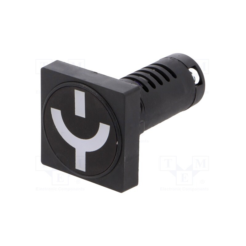1 pcs x SPAMEL - PK22-WPW\24 - Switch position indicator, 22mm, PK22, -25÷70°C, IP54, 24VAC, 22mm