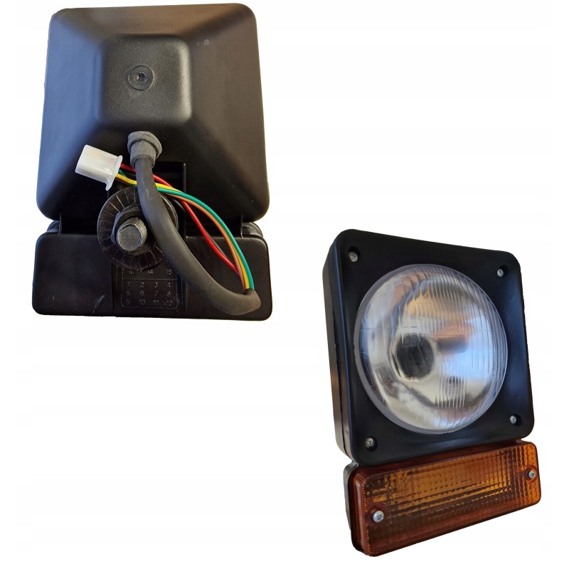 Headlamp lamp with turn signal JCB tractor